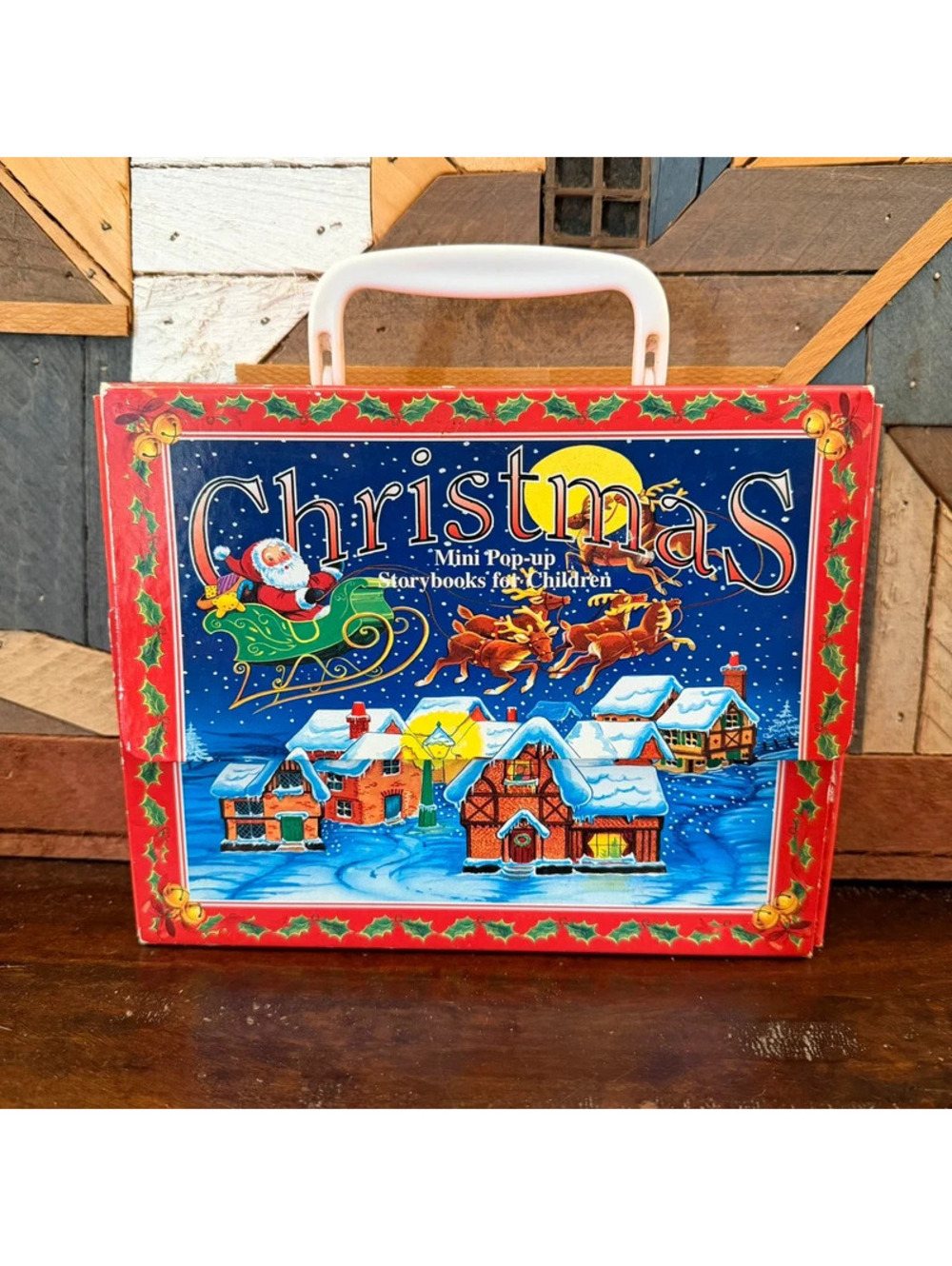 Vintage 1999 Christmas Mini Pop-Up Storybooks for Children Complete Set of 6
